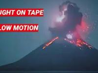 Wybuch wulkanu Krakatau. Był odczuwalny w odległości 150 km