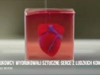 Naukowcy wydrukowali w technologii 3D sztuczne serce z ludzkich komórek. Będą testować na nim leki