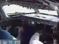 Pilot ratuje maszynę przed nieuchronną katastrofą