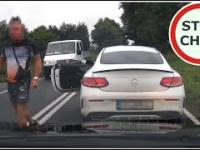 Plujek w Mercedesie uczulony na klakson i kamerkę