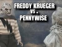 2 Horror Team - Komiks (Freddy Krueger vs Pennywise, Pinhead) ( Stop Motion )