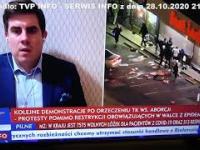 Wpadka TVP Info. Mowią o protestach w Polsce a w tle ...zamieszki w USA