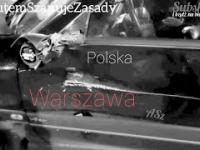 Kolizja samochód dostawczy z osobówką Ul. Żegańska 03.12.2020 Warszawa