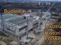 Budowa Muzeum Historii Polski - grudzień 2020
