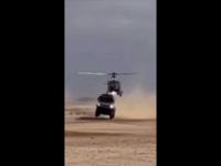 Kamaz prawie strąca helikopter w czasie Rajdzie Dakar