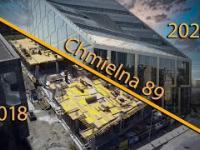 Etapy budowy biurowca Chmielna 89