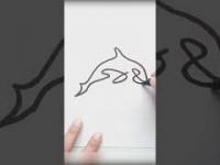 Jak łatwo jest narysować zwierzęta jedną linią