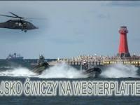 Ćwiczenia wojsk specjalnych na Westerplatte.