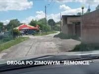 Nowy asfalt dla radnej burmistrza (Brzegi, gmina Wieliczka)