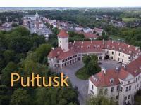 Zamek w Pułtusku z drona.