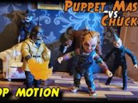Chucky vs. Puppet Master (Tunneler, Pinhead, Blade, Torch) STOP MOTION