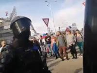 Słowacka policja strzela protestującemu w szyję z gumowej kuli