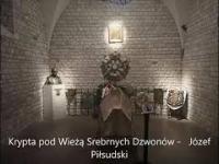 Wawel - Krypta pod Wieżą Srebrnych Dzwonów - Sarkofag Józefa Piłsudskiego i M.L. Kaczyńskich (foto)