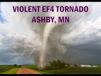 Gwałtowny EF-4 Tornado niszczy wiejski krajobraz w Minnesocie