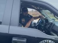 Kierowca zdenerwowany na szeryfa z Oklahomy