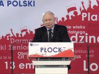Rok 2019: Kaczyński obiecuje 14 emeryturę na stałe