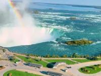 Pokój z pięknym widokiem na wodospad Niagara
