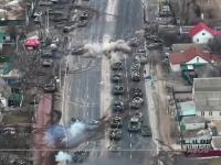 Kolumna rosyjskich czołgów rozbita pod Kijowem