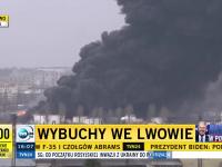 „W pobliżu Lwowa doszło do trzech potężnych eksplozji”