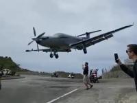Ekstremalne lądowanie na karaibskiej wyspie St. Barth