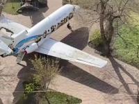 Odessa:Demontaż pomnika samolotu by ruskie nie zbombardowały osiedla przypadkiem