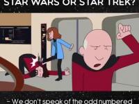 Star Wars vs Star Trek. Co jest bardziej nerdowskie