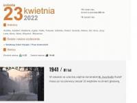 23 Kwietnia 2022   Kalendarz historyczny  Dziś polska