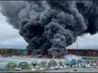 Dziwne pożary nawiedzają Rosję. Dziś rynek Vikalina płonie we Władykaukazie