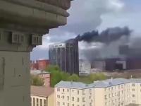 Rosja: Ogromny pożar centrum biznesowego DM Tower w Moskwie