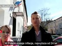 Kosmiczny materiał białoruskiej telewizji o drożyźnie w Polsce, UE i Stanach
