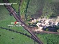 Celny ostrzał ukraińskiej artyleryjski