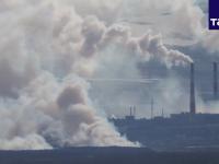 W Rosji w mieście Norylsk płonie prawdopodobnie ogromne wysypisko śmieci