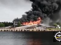 Płonie terminal w porcie Ust-Luga w obwodzie leningradzkim