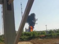 Atak dronem kamikaze na rosyjską rafinerię w Nowoszachtyńsku w okolicach Rostowa
