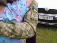 Wzruszające spotkanie z rodziną Ukraińskiego ojca po powrocie z frontu
