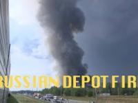Słup czarnego dymu pod Moskwą. Płonie magazyn internetowego giganta