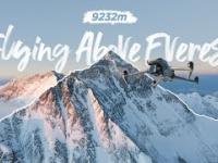 Mount Everest nagrany przez pomocy drona DJI Mavic 3