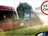 Wypadek tramwajowy w Łódzi