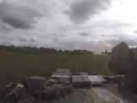 Ukraiński czołg eliminuje rosyjski BMP z małej odległości