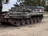 Ukraińscy żołnierze na patrolu znajdują opuszczone rosyjskie czołgi