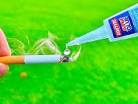 Metoda naprawy na papierosa z klejem
