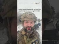 Ukraiński żołnierz: Mamo, ubrałem się ciepło