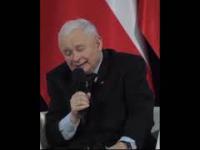Prezes Kaczyński usiłuje wymówić mega trudne słowo