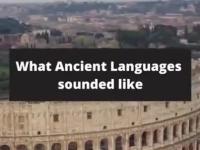 Jak brzmiały starożytne języki?