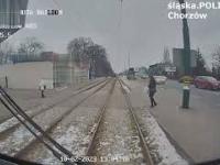 Potrącenie kobiety przez tramwaj w Chorzowie