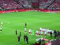 Mecz Polska vs Niemcy 1:0 16.06.2023 - Hymn i pożegnanie Kuby.