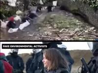 Dwie różne formy aktywizmu ekologicznego