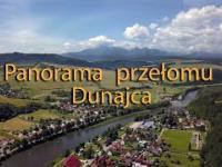 Panorama przełomu Dunajca