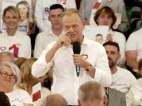 Tusk obśmiewa Kaczyńskiego za stchórzenie przed debatą w TVPiS