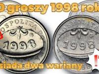 Obejrzyj 20 groszy z 1998 roku posiada dwa warianty !!?ciekawostki numizmatyka monety